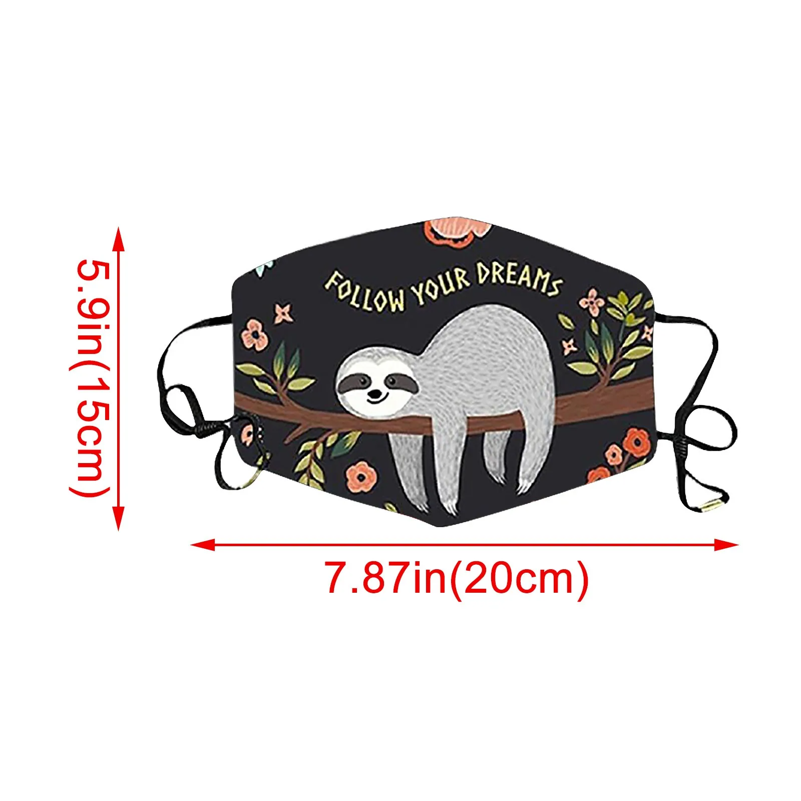 

Reusable Unisex Christmas Party Masks 1pc 3d Printed Funny Face Mask Women Men Dustproof Washable Mascarilla Masque