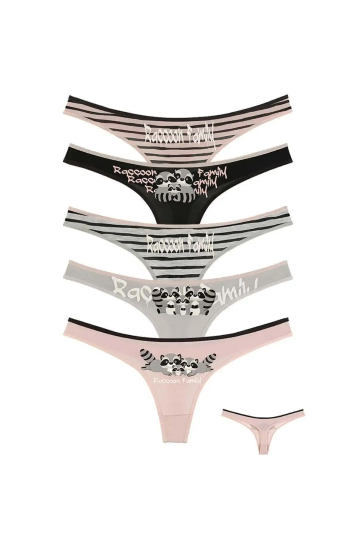 NUNELL 5Lİ TANGA SET TÜRKİYEDE ÜRETİLMİŞTİR COTTON SET WOMEN PANTY SEXY 2021 NEW COLLECTION