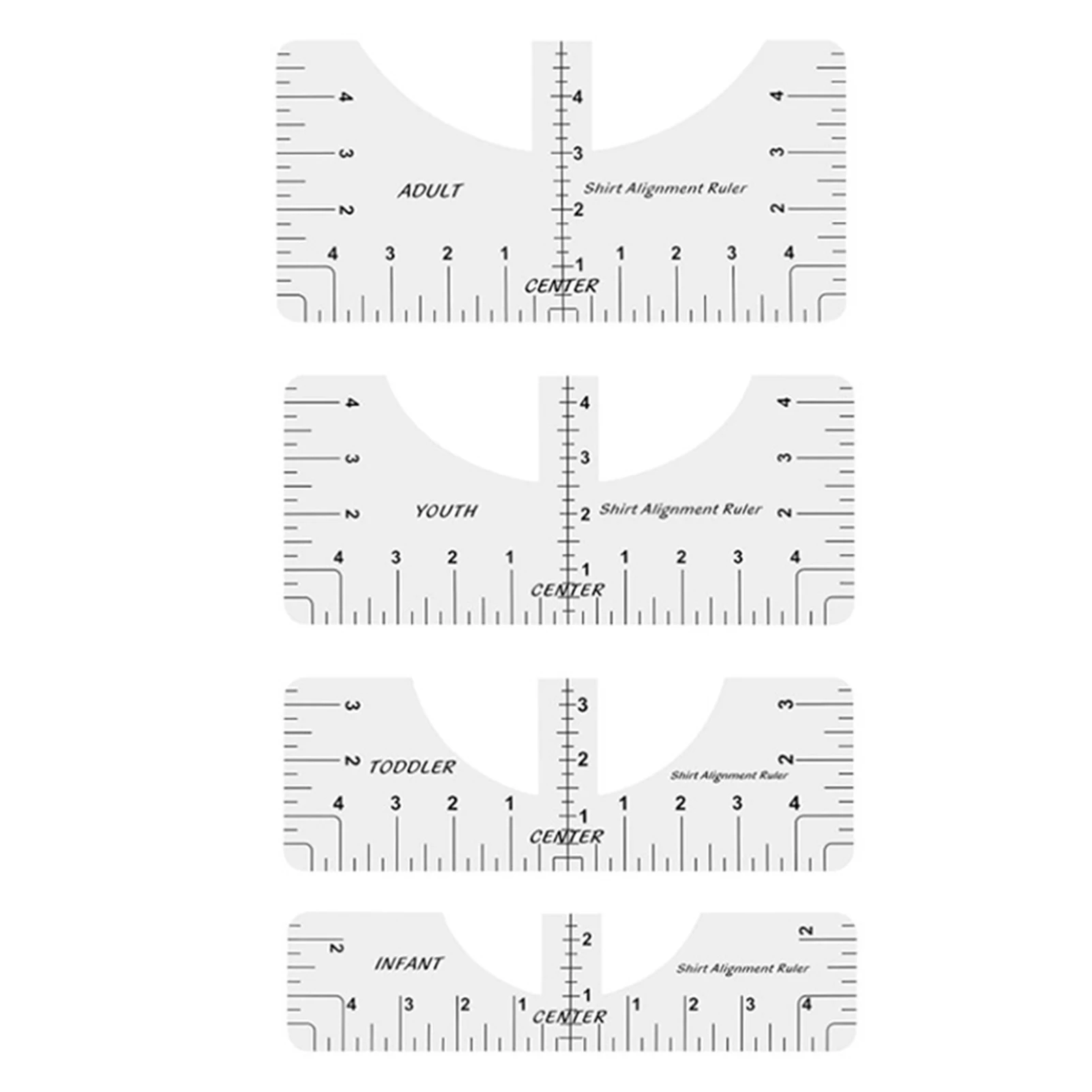 Линейка для выравнивания футболок линейка дизайна инструмент легкая калибровка