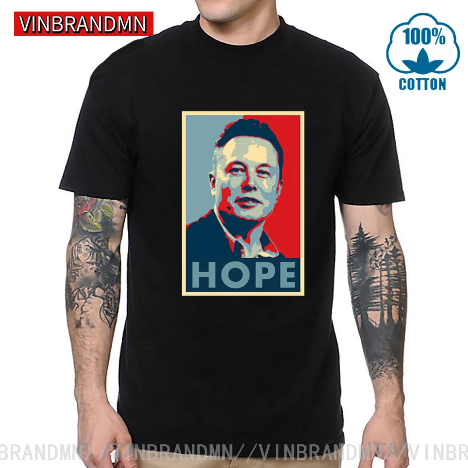 Винтажные народного творчества Илона маска иллюстрации Футболка мужская SpaceX To