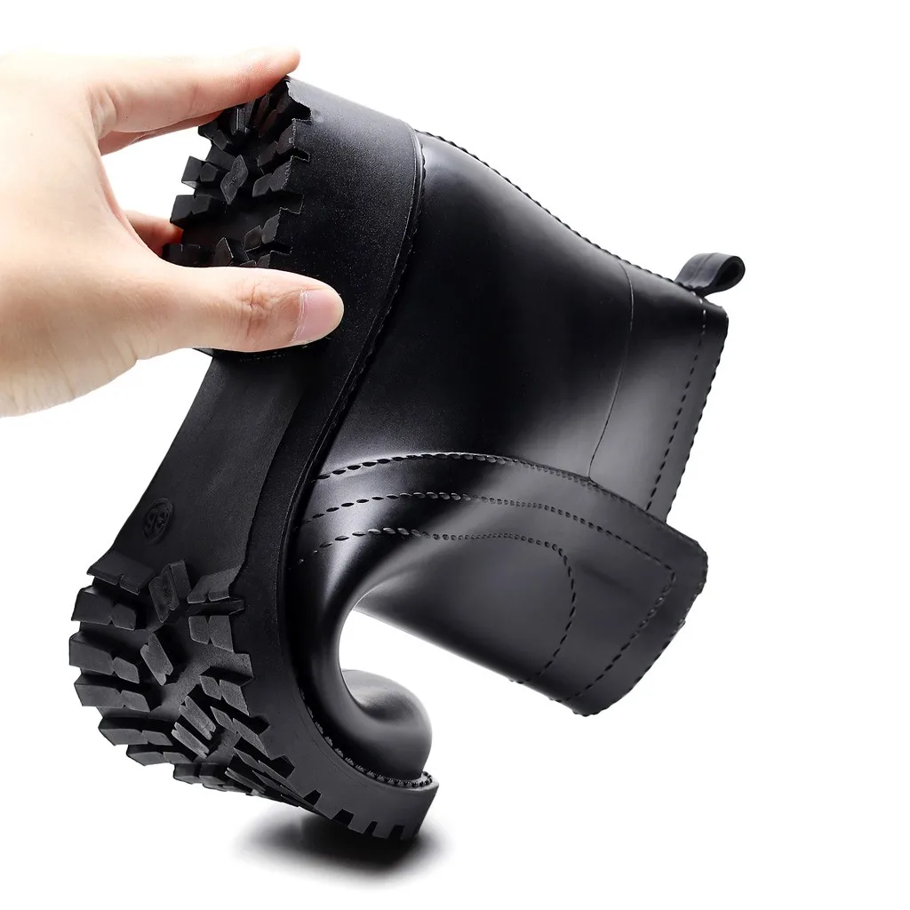 Повседневные женские Ботинки Martin в стиле панк нескользящие водонепроницаемые