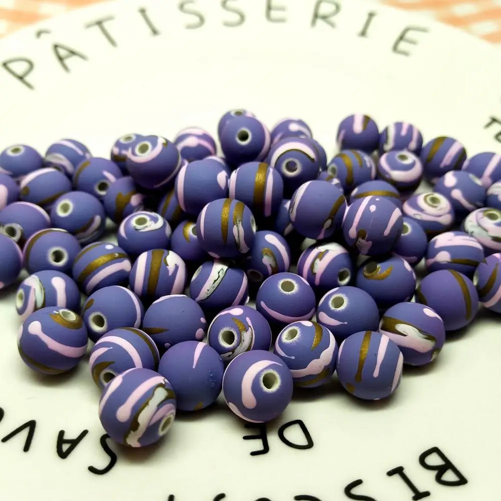 8 мм 500 шт. резиновые брюк sapcer бусины браслет ожерелье ручная работа с бусинами для