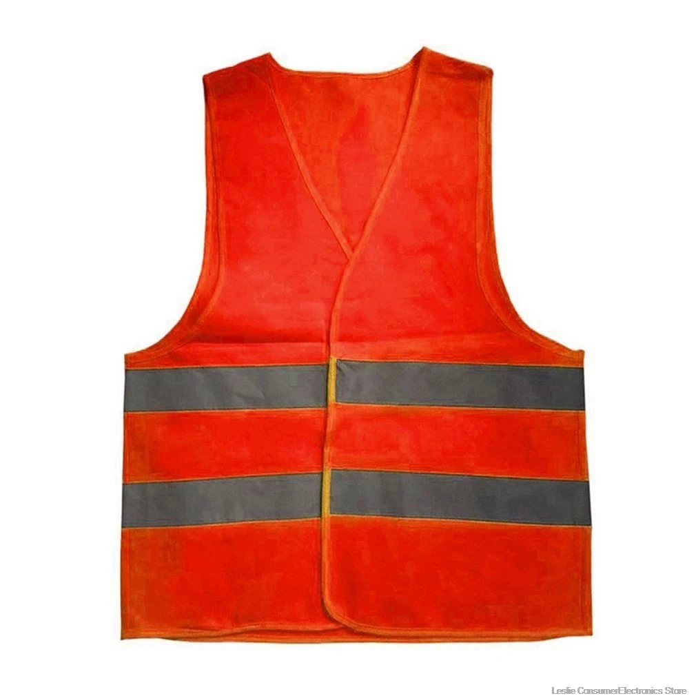 Orange Новинка, хит, унисекс, XL, XXL, XXXL, светоотражающий жилет, рабочая одежда, обеспечивает высокую видимость, день, ночь, бег Предупреждение, Детский защитный жилет - Цвет: Orange