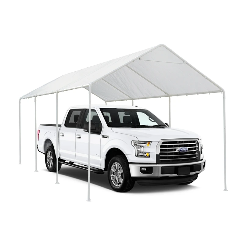 

10 X 20 Ft Heavy Duty Carport 8 Steel Legs