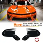 Чехол для зеркала заднего вида, боковое крыло, чехол для зеркала заднего вида, глянцевый черный чехол для Chevy Camaro SS ZL1 LT 2016-2021