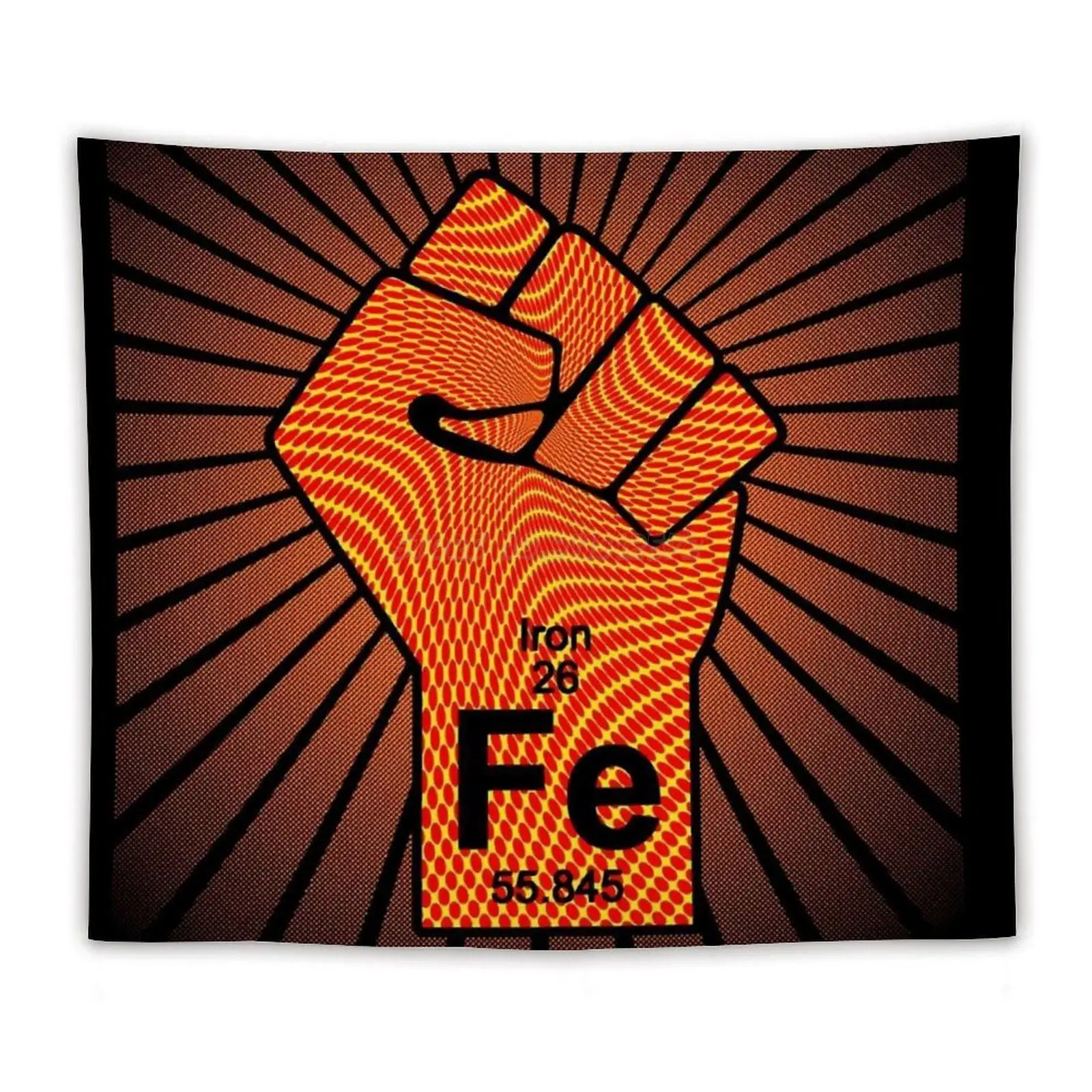 Гобелен в виде кулака феррума Настенный Коврик для песчаного пляжа покрывало