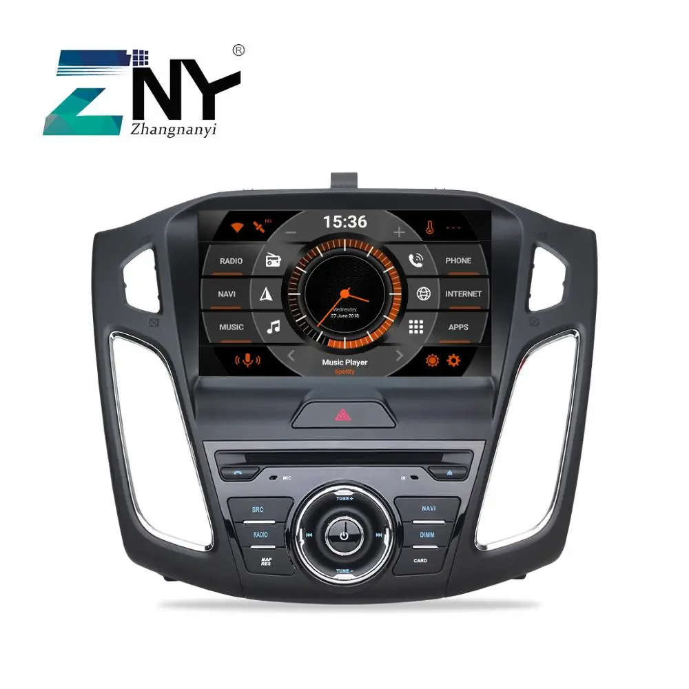 

9" Android 10 Car GPS Stereo For Ford Focus 2015 2016 2017 Auto Radio DVD Navigation WiFi Bluetooth DSP Audio Video Rear Camera