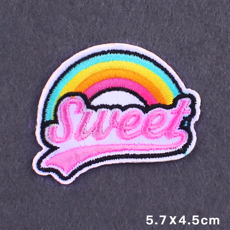 Мультфильм животных нашивки в форме единорога жар-клейкая одежда вышитые патчи