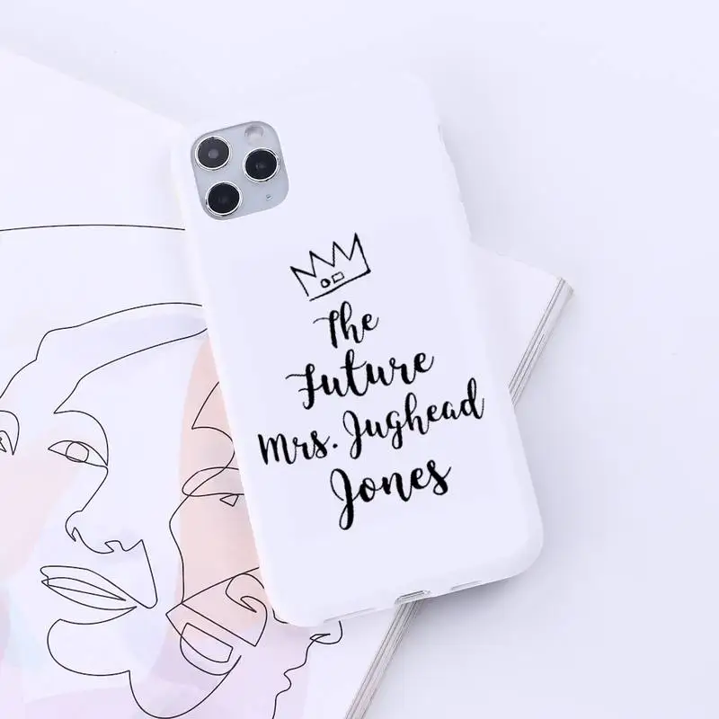 

American TV Riverdale Southside Serpent Jughead Jones Phone Case Candy Color for iPhone 6 7 8 11 12 s mini pro X XS XR MAX Plus
