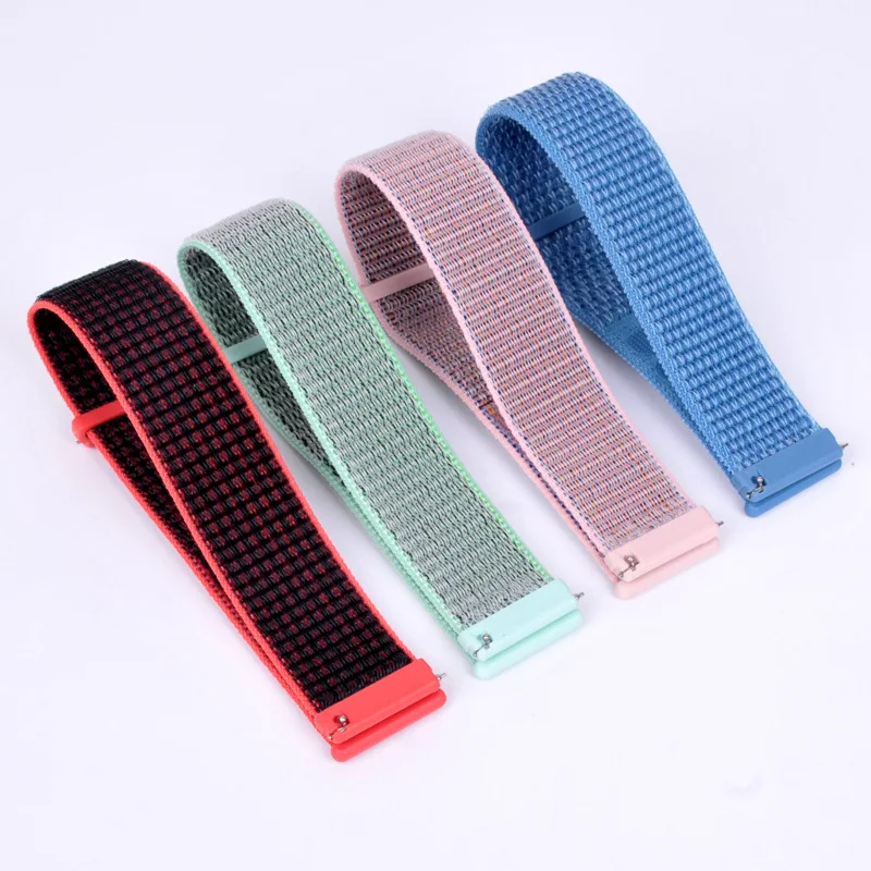 20 мм нейлоновая петля тканый ремешок для Xiaomi Huami Amazfit GTS Смарт часы пригоден для ношения на запястье браслет для Amazfit gtr 42 мм ремешок для часов