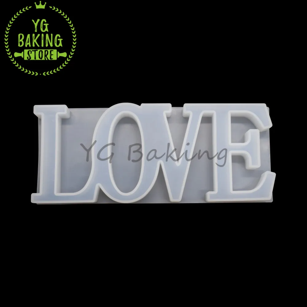 Новое поступление эпоксидная силиконовая форма для торта с надписью Love Heart &amp Home