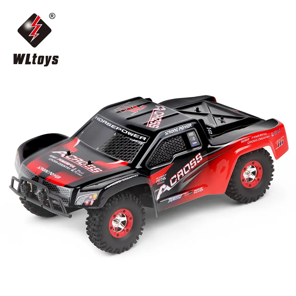 

Wltoys 12423 RC Car 1/12 2.4G 4WD Big Foot Crawler Off-road Car 50km/h High Speed Brushed Short Course RTR RC Car