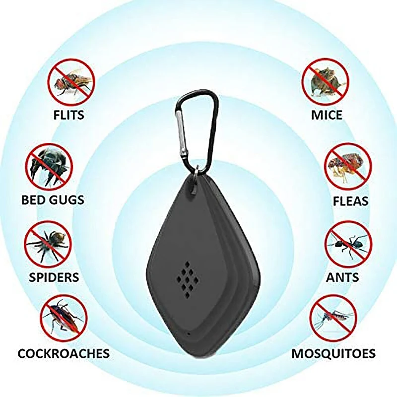 

2 PCS Electronic Mosquito Repellent Cockroach Mosquito Insect Killer Ultrasonic Pest Repeller