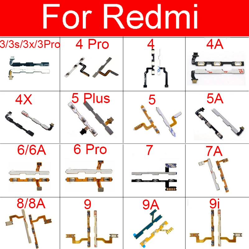 Запасные части для Xiaomi Redmi 3 3s 3x3 4 4A 4X 5 Plus 5A 6A 6 Pro 7 7A 8 8A 9 9A 9i | Мобильные телефоны и
