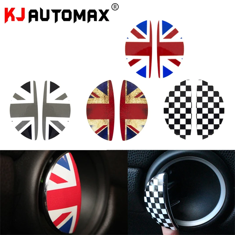 KJAUTOMAX для Mini Cooper R50 R53 R55 R56 R60 2D серый домкрат внутренняя дверная ручка наклейка
