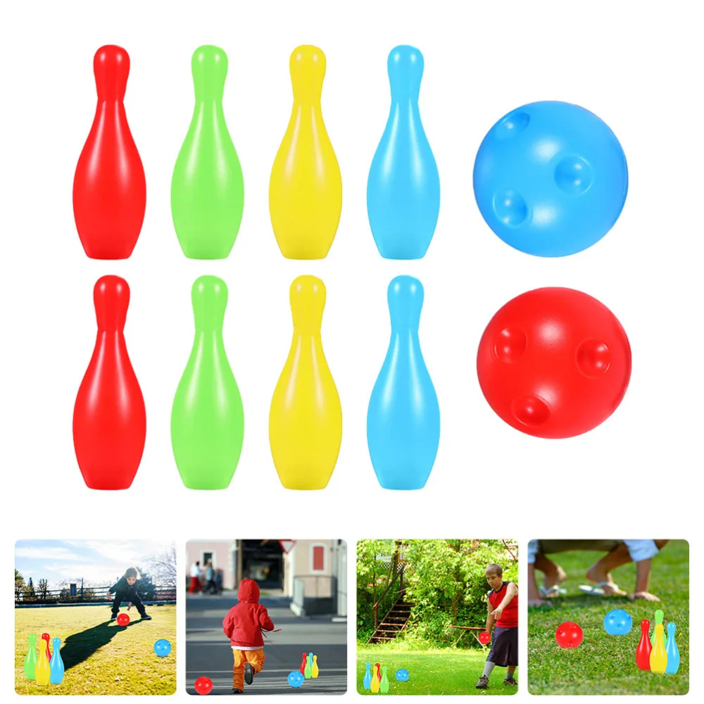 

1 Set Indoor Children Bowling Toys Parent-child Sports Toys Bowling Game Toys