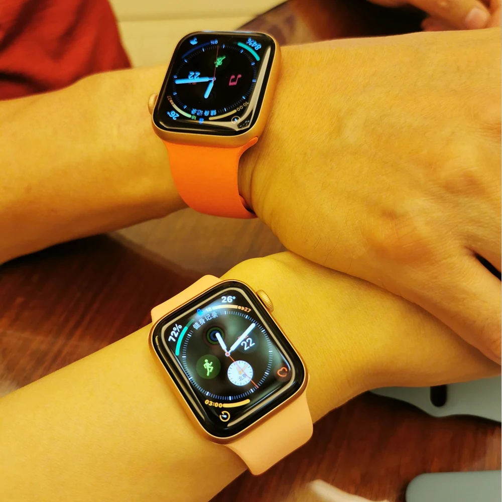 

Watchband For Apple Watch band 44mm 40mm series 6 SE 5 4 3 iWatch BAND 42mm 38mm Slicone belt bracelet Apple watch Strap 44 mm