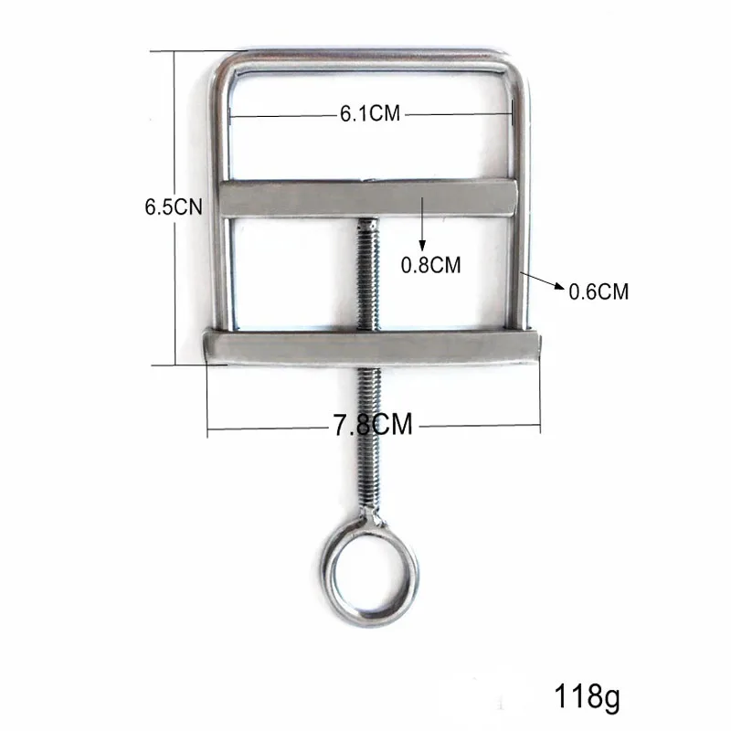 Зажим из нержавеющей стали для связывания мошонки/зажим шарик Растяжитель