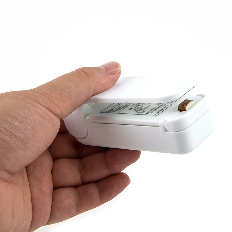 

Portable Mini Sealer Home Heat Bag Plastic Food Snacks Bag Sealing Machine Food Packaging Kitchen Storage Bag Clips Wholesale