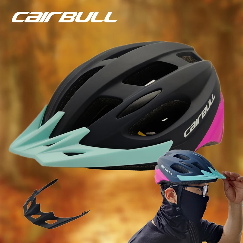 

Cairbull Ультралайт в-плесень матовый черный шлем для езды на мотоцикле на открытом воздухе MTB Горный Дорожный велосипед Велоспорт Шлем с проти...