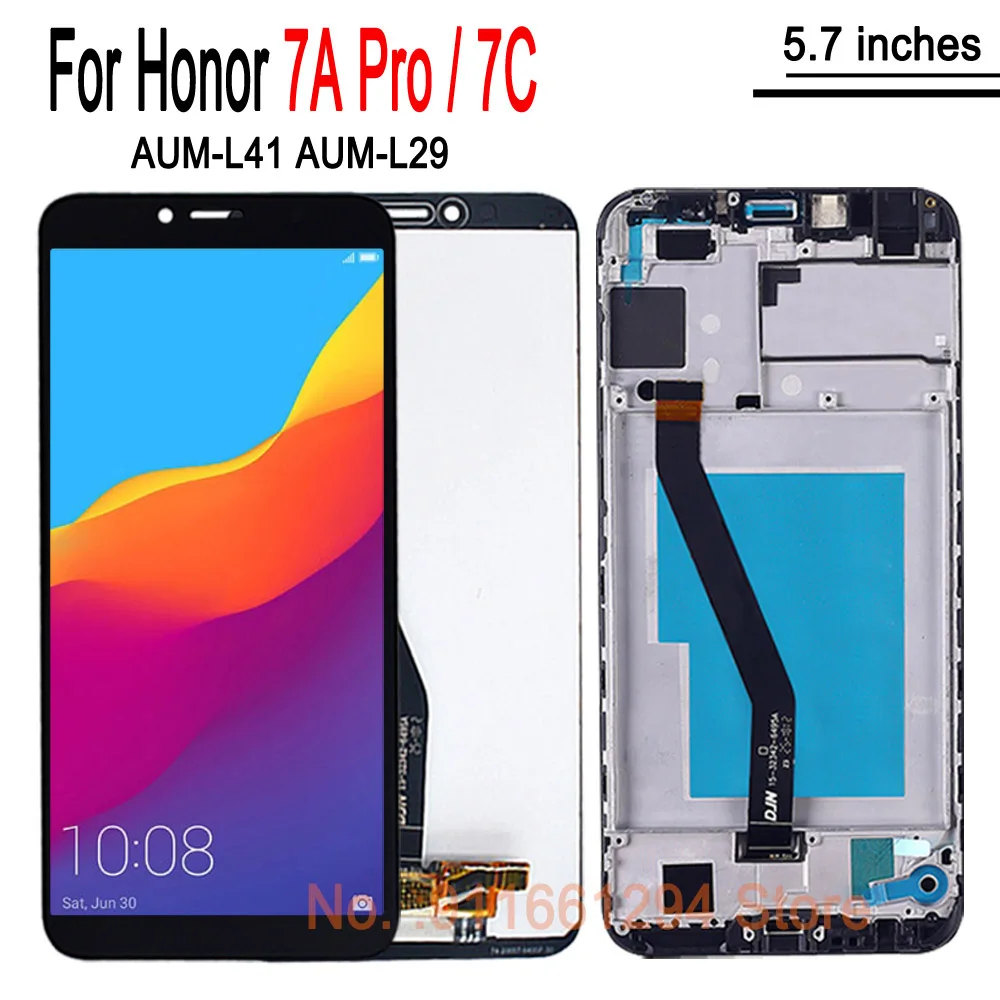 5 7 ''рамка монитор с ЖК-дисплеем для Huawei Честь 7A Pro AUM-L29 сенсорный экран стекло