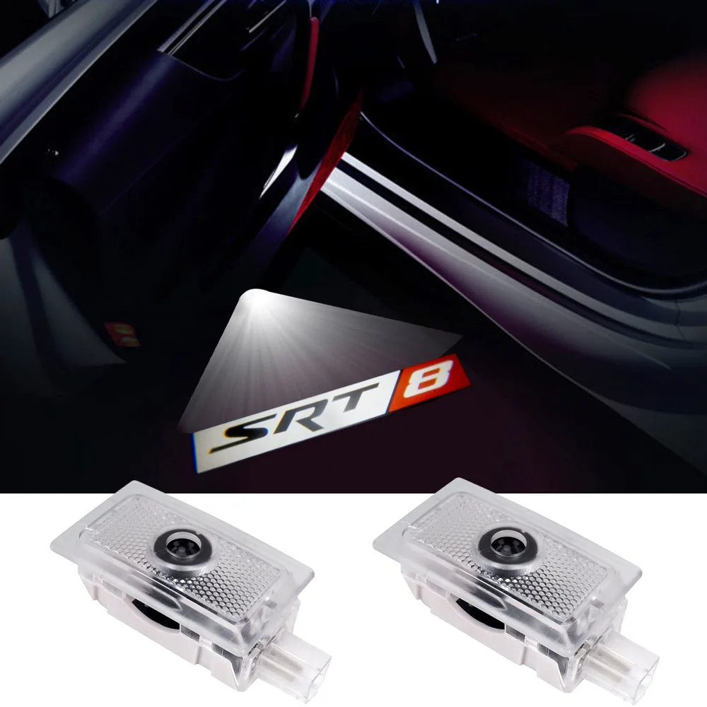 2 шт. для Chrysler логотип двери автомобиля знак Ghost Shadow светильник Для Sebring Lancia Thema сто