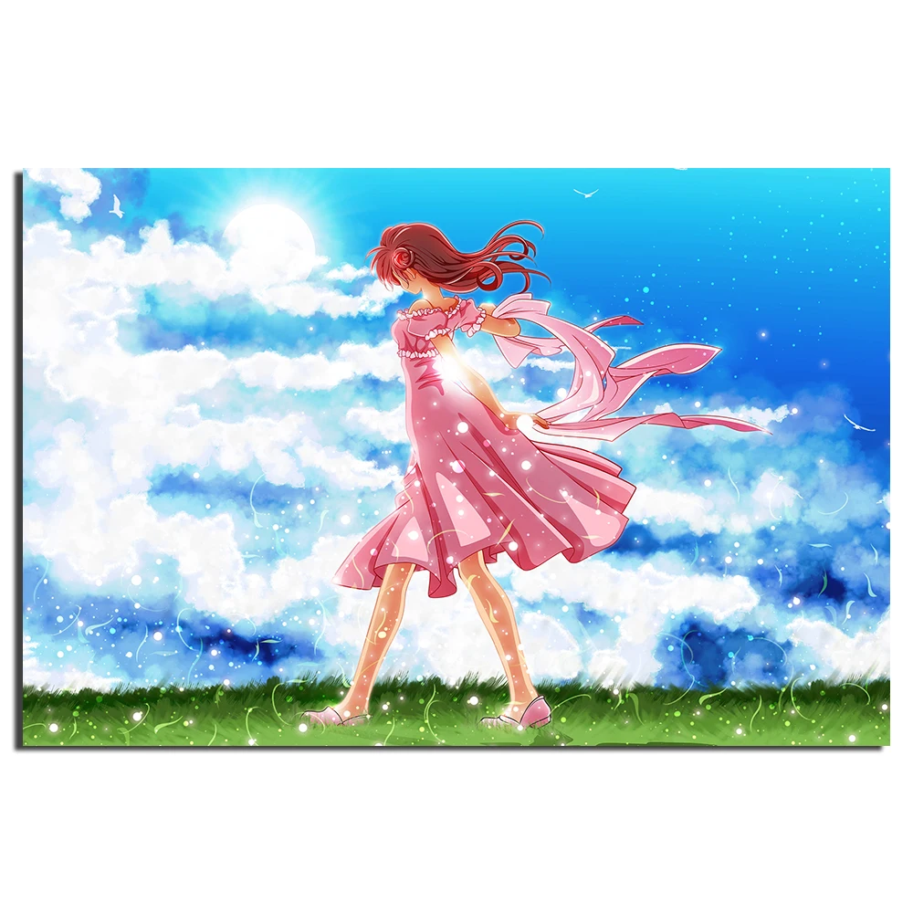 Kamikaze Kaitou Jeanne аниме девушка плакат печать на холсте картина без рамы для декора