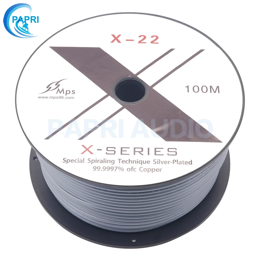 Аудиокабели PAPRI HIFI MPS сигнальная линия X 22 99.99997% 5N OFC посеребренный провод DIY