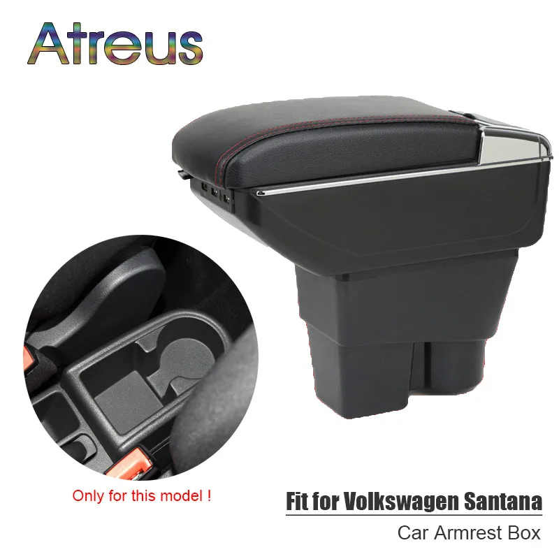 Подлокотник для Volkswagen VW Jetta MK6 6 подлокотник Santana с USB зарядным интерфейсом