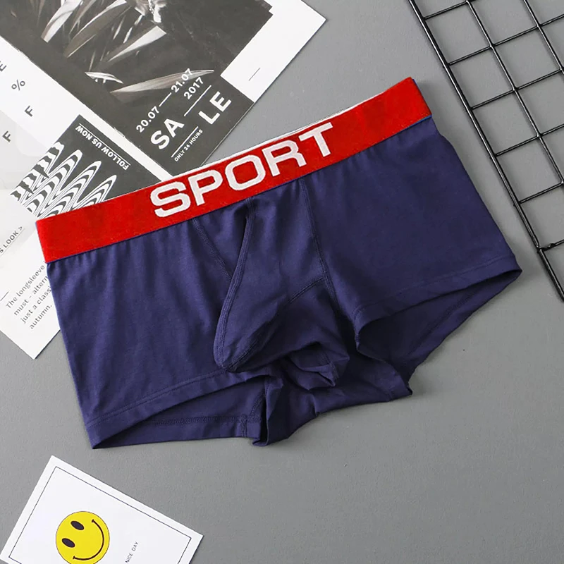 Нижнее белье для мужчин хлопковые боксеры комплект горячих мальчиков красные