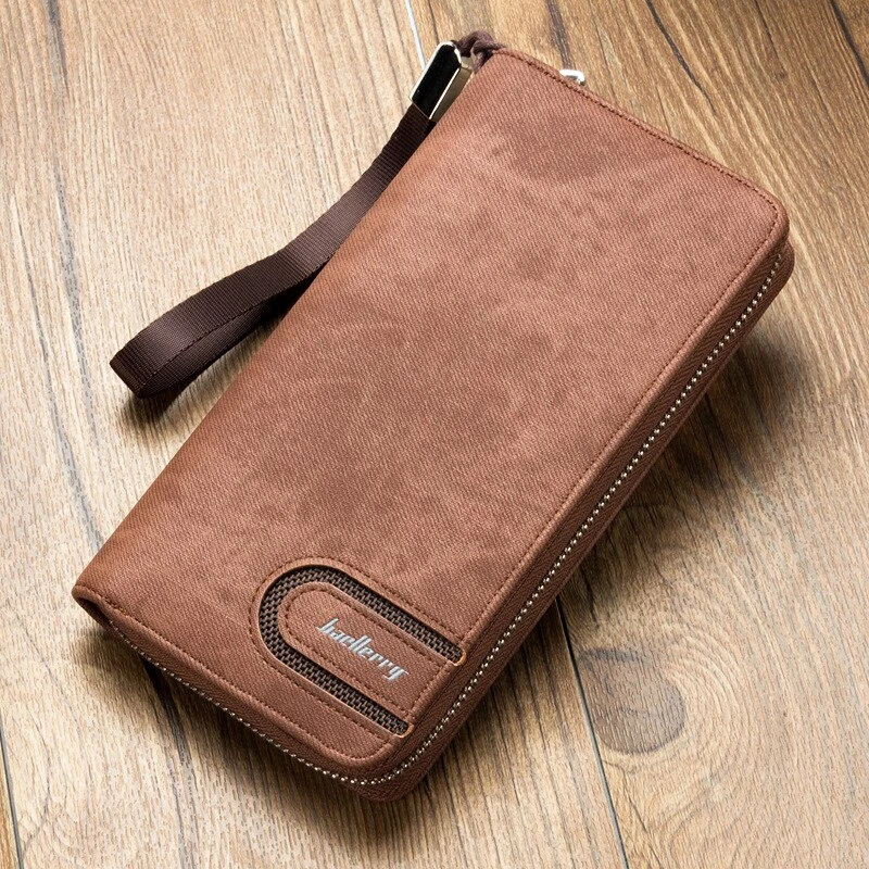 

Seagloca Men PU Leather Organizer Long Wallet Money Purse Coin Pocket Pochette Male Clutch Hand Bag Card Holder