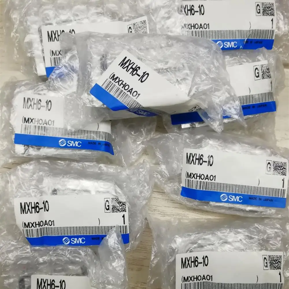 

MXH SMC MXH6/10/16/20 Compact Slide Cylinder pneumatic Stroke:5 10 15 20 25 30 40 50 60mm Double acting M5*0.8 Piston Cylinder