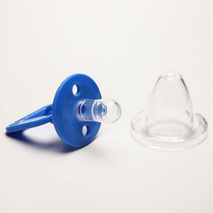 Набор подарочный (бутылочки 270 мл. 125 соска пустышка ершик) цвет голубой