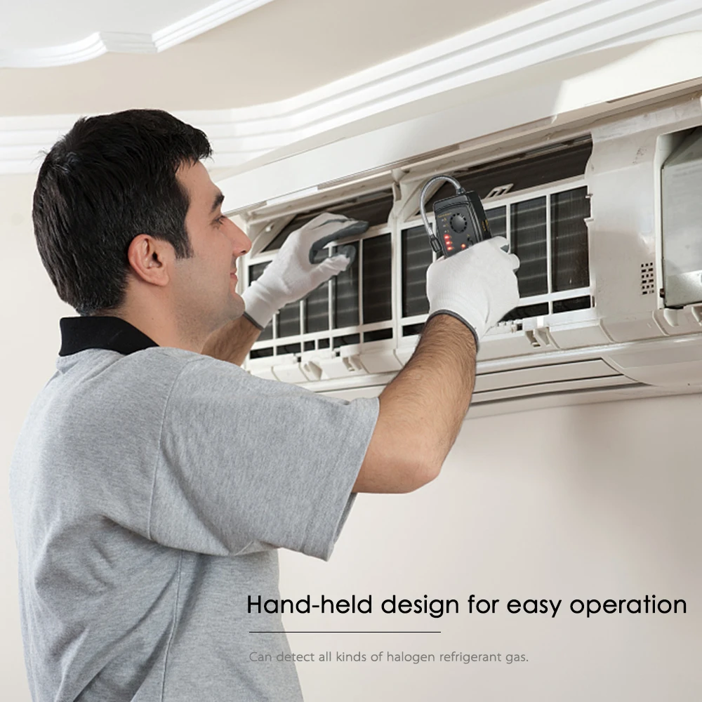 Ручные CFCs HCFCs HFCs детектор галогенного газа кондиционирования хладагента тестер