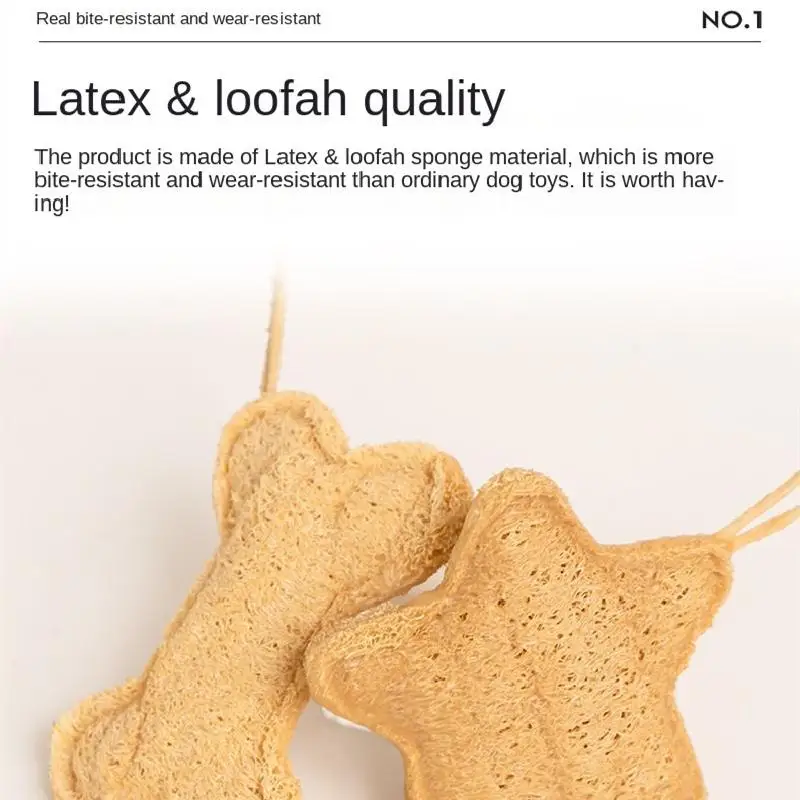 Игрушки для питомцев Loofah Star Bone моляр чистки зубов развлечение взаимодействие с