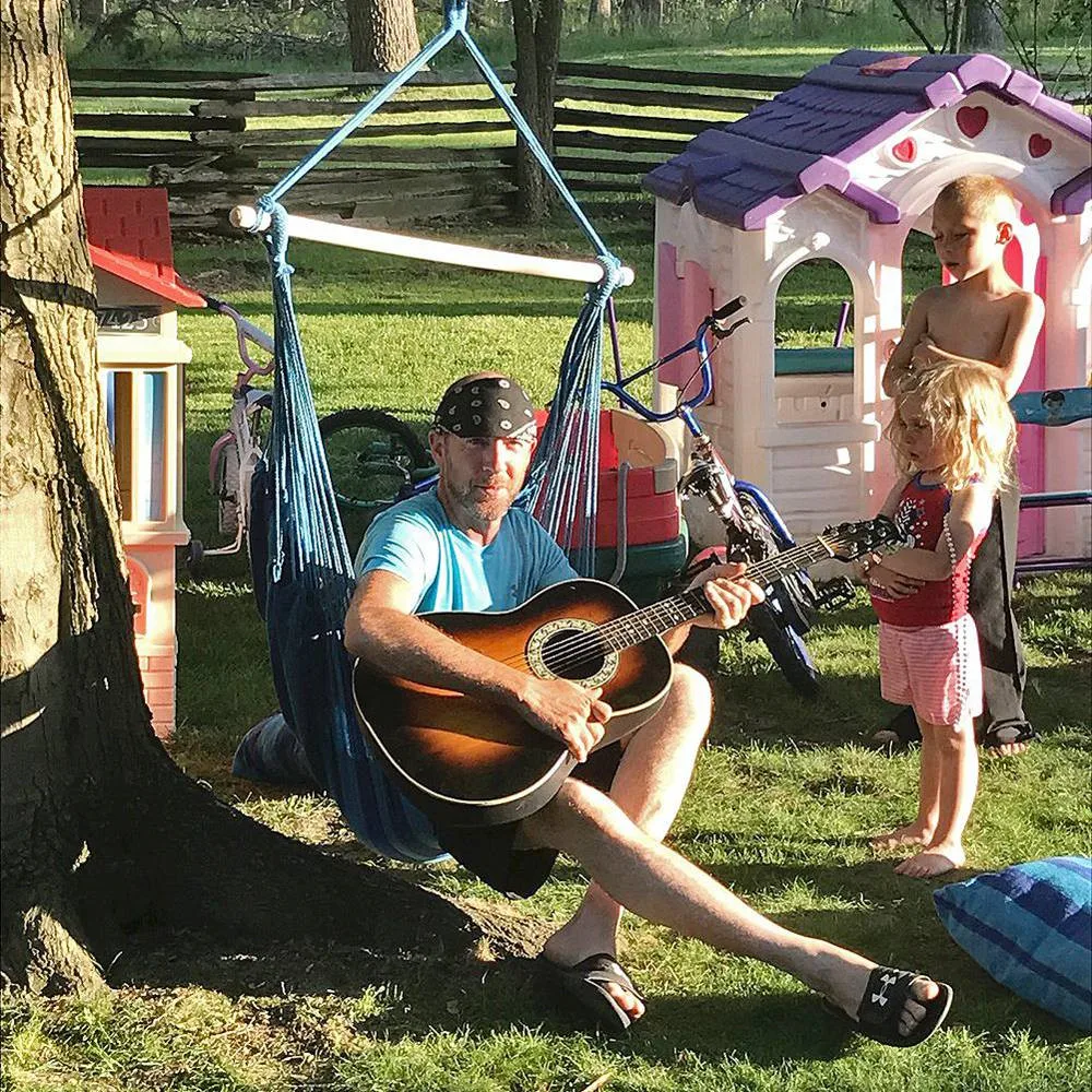 Подвесное кресло гамак качающееся сиденье для путешествий кемпинга дома и сада