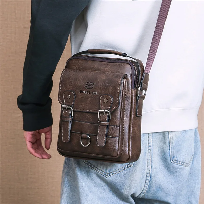 Сумка-мессенджер из искусственной кожи в стиле ретро винтажная 2021 |