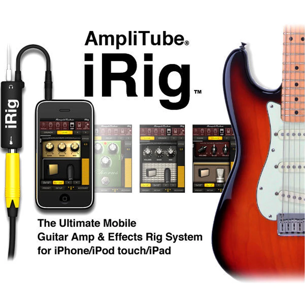 Горячий взрывной Рождественский подарок гитара ссылка кабель адаптер аудио