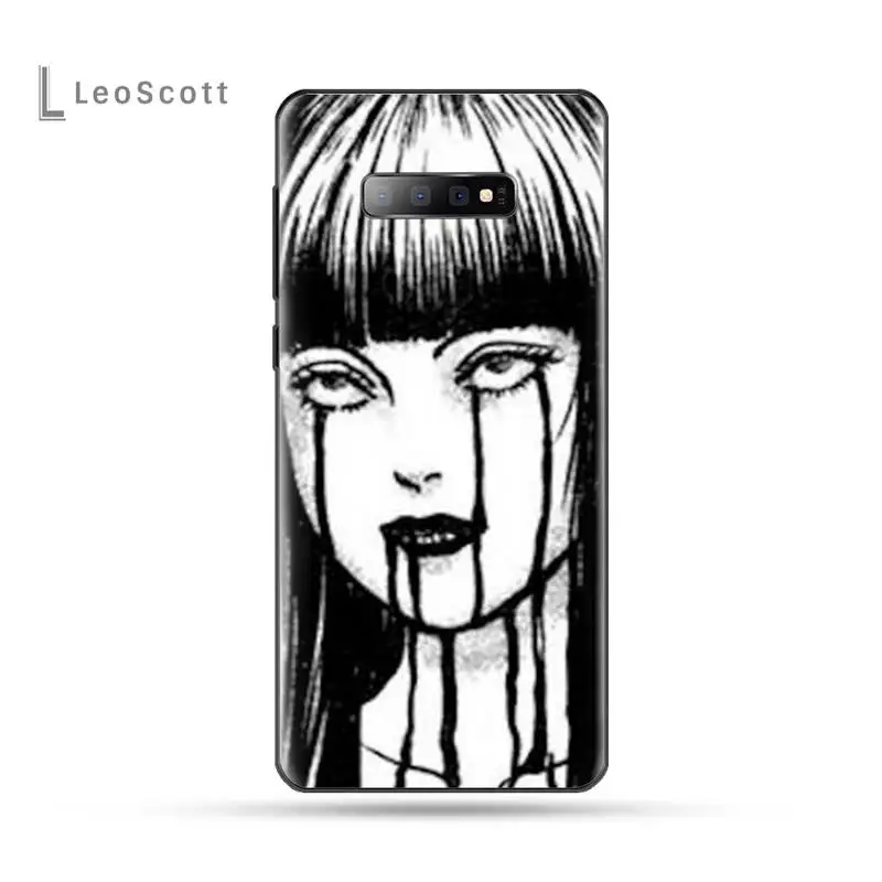 

Junji Ito Tees Horror Phone Case For Samsung S6 S7 edge S8 S9 S10 e plus A10 A50 A70 note8 J7 2017