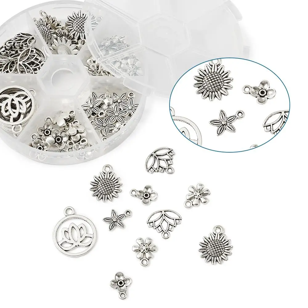 84 шт./кор. подвески из сплава в тибетском стиле для самостоятельного изготовления