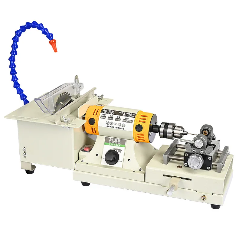 220V 850W 5 IN 1 Multifunctional Desktop Polishing Machine Jade Carving Grinding Cutting Round Bead Punching | Инструменты