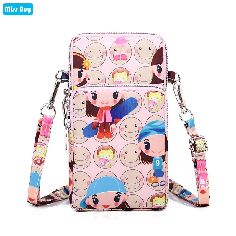 Мультяшная сумка для телефона iPhone 11 Pro Max 4 5 6 7 8 Plus X Xr XS чехол кошелек поясные сумки