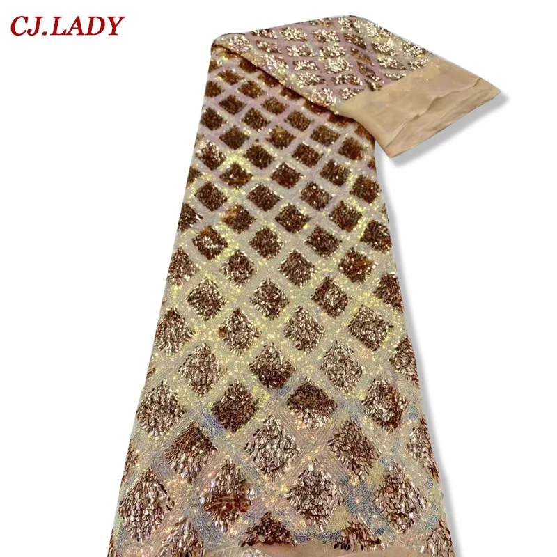 

Горячая Распродажа блесток ткани шнурка африканская кружевная ткань Высокое качество Нигерия французский Тюлевая сетчатая кружевная ткан...