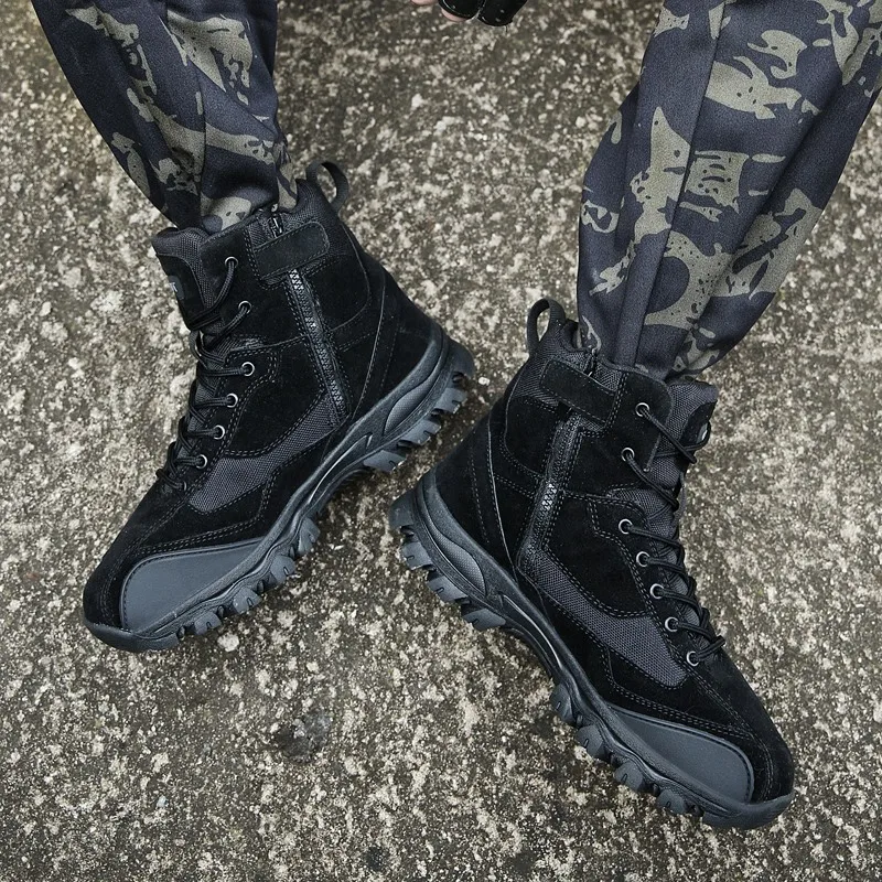 

Streetwear Men Shoes Leather Safety Shoes Men's Spring Man High Top Sneakers Winter Lightweight Mens Casual Sport Men Brand