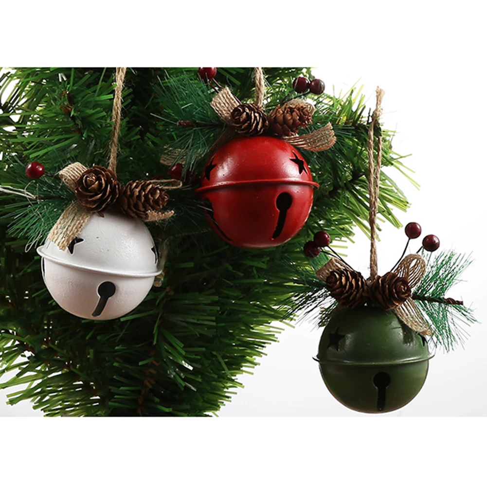 

Christmas Bell Hanging Pendant Jingle Bell Painted Bells Christmas Tree Door Wall Hanging Bell Decoration Christmas Gift Decor