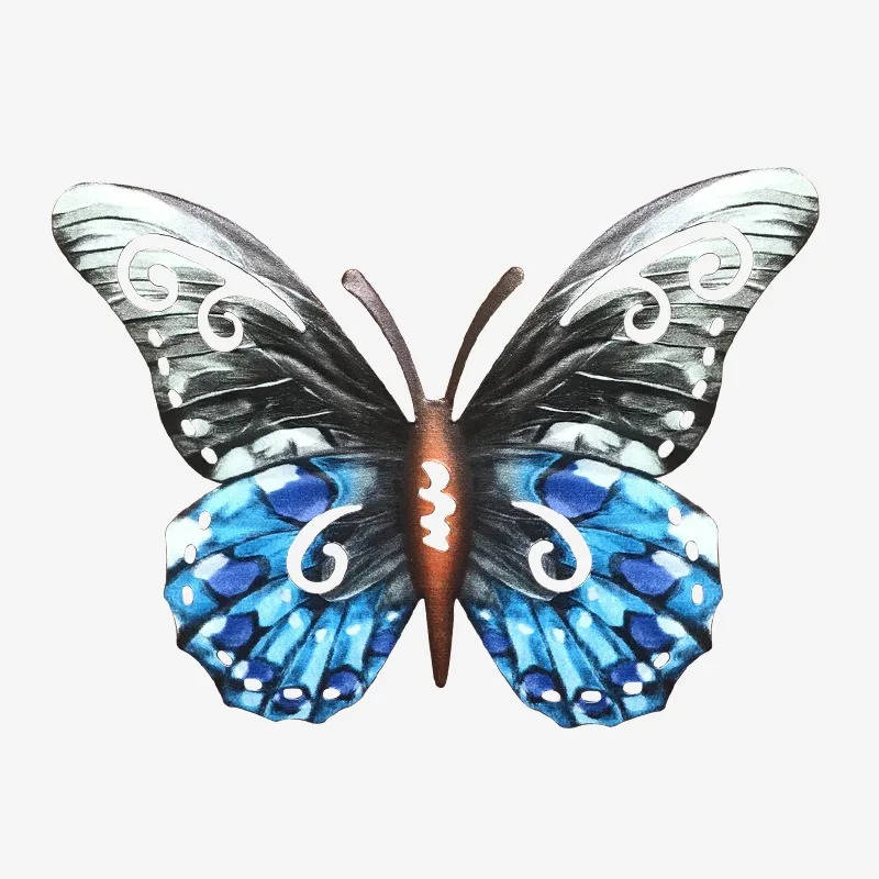 

3D New Creative Metal Craft Butterfly Wall Decoration Wrought Iron Wall Hanging Decoration Home Window Decorative Wall Stickers
