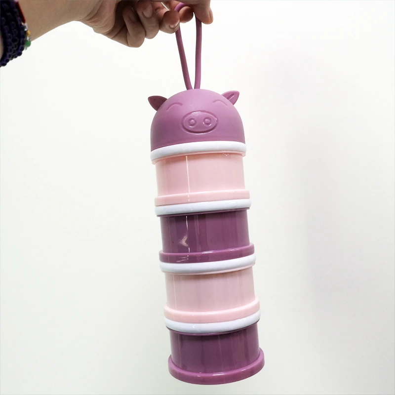 4 слойный портативный безопасный диспенсер для формул 3 контейнер детского