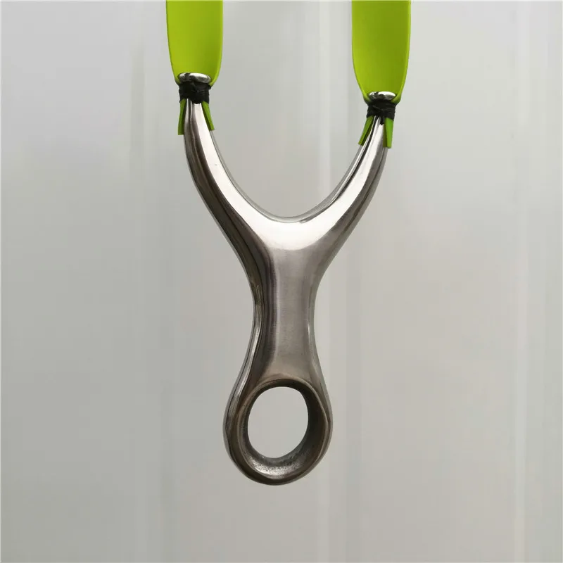 

New 440 Stainless Steel Slingshot With Rubber Band Catapult Powerful Hunter Sling Shot For Hunting Outdoor Competive Sling shot