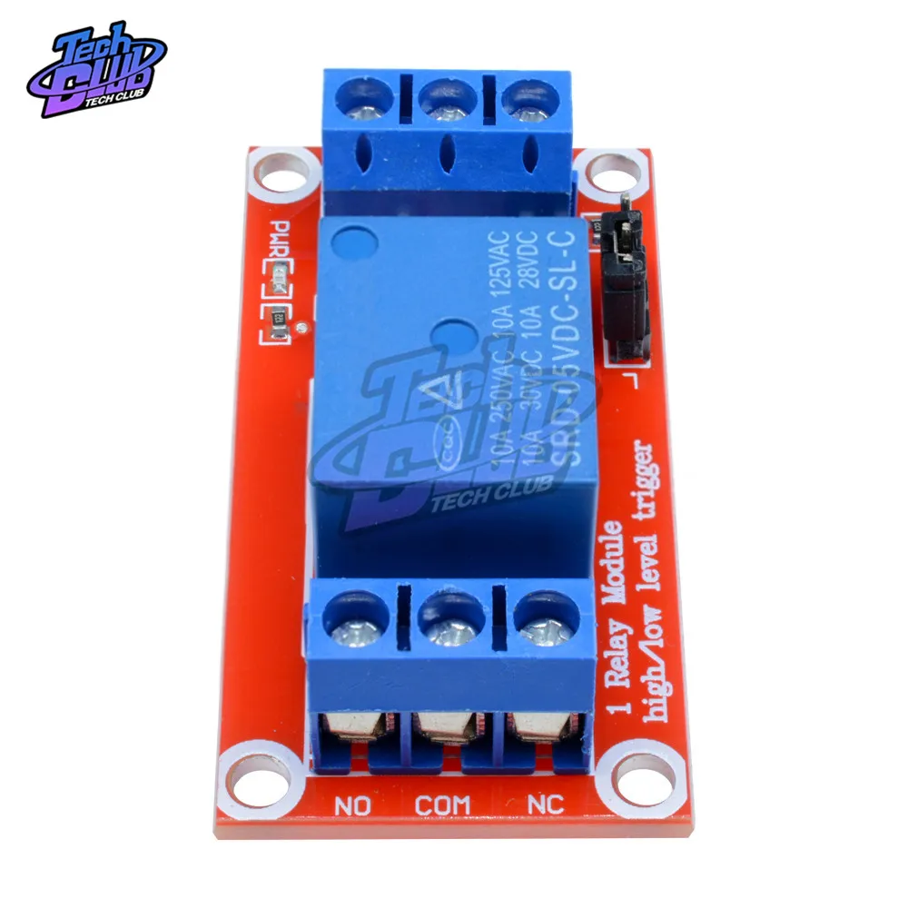 Один 1 канальный релейный модуль DC 12V высокого и низкого уровня пусковое реле