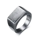 Кольцо из нержавеющей стали 316L высококачественное полированное однотонное байкерское кольцо для мужчин, модные ювелирные изделия, свадебный подарок OSR372